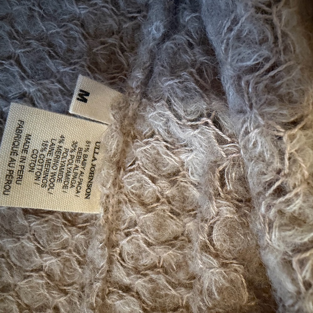 Ulla Johnson Beige Ruffled Turtleneck Sweater - Picture 7 of 7